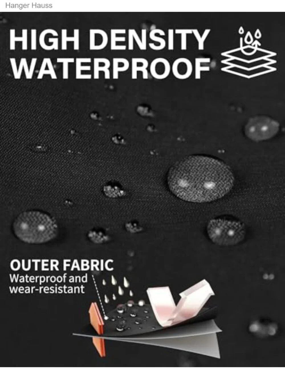 Women's Long Rain Jacket Waterproof Packable Hooded Windbreaker with Adjustable